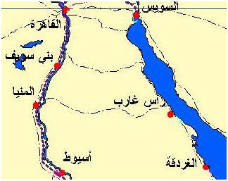 اين تقع الغردقة