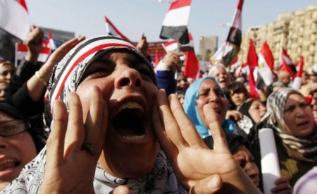 De nombreuses manifestations contre le harcèlement sexuel en Égypte ont eu lieu récemment. AFP