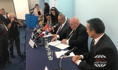 Abdullah podpisuje umowę partnerską podczas swojej wizyty w Serbii 